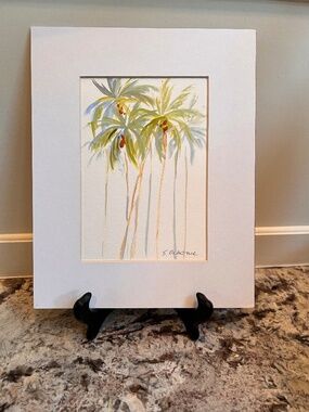 PALM TREE WATERCOLOR
